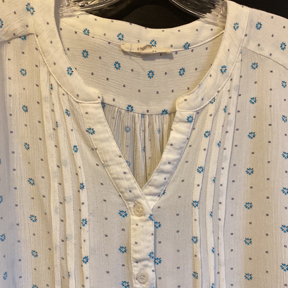 Boho split-neck top - Picture 3 of 9